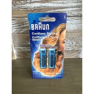 Braun Cordless Styling 2x CT Energy Cell 25ml Butane Refills Type 4542 New Rare